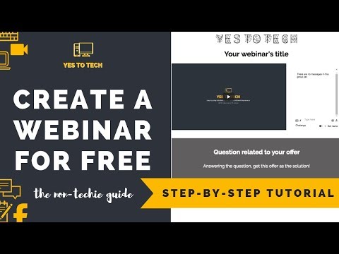 WEBINAIRE GRATUIT : COMMENT CRÉER UN WEBINAIRE GRATUITEMENT ? - Hébergez un webinaire sur YouTube...