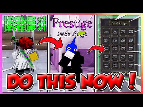 Bizarre Lineage How To Get *FREE* Stand Storage,Prestige Shards,Level Up Fast + Full Guide!