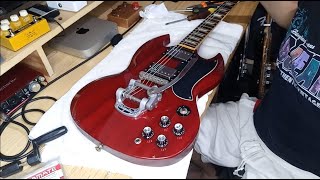 Video thumbnail for Bigsby B5 With Vibramate Installation On SG Guitar by JACK GUITARTV