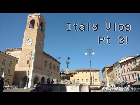 Italy Study Abroad Vlog Part 3 - Pesaro & Fano [09/01/17]