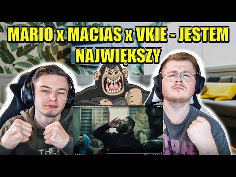 MACIAS GOES IN!! MARIO x MACIAS x VKIE - JESTEM NAJWIĘKSZY - ENGLISH AND POLISH REACTION