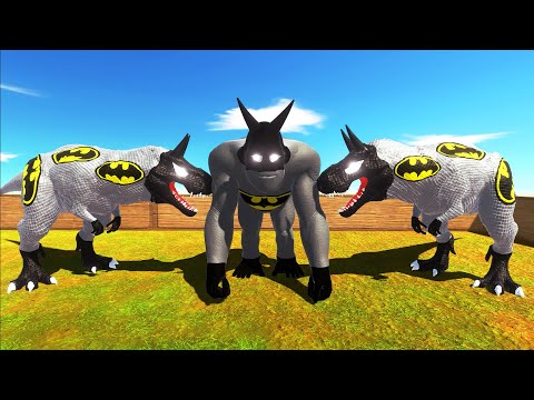 DEATH RUN VS BATMAN TEAM | FPS PERSPECTIVE - Animal Revolt Battle Simulator