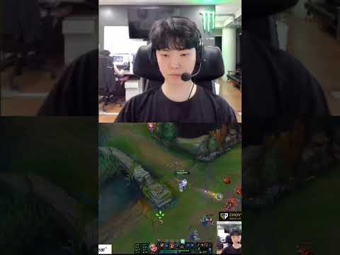 Chovy's Tristana 1v2 great solo kill      #leagueoflegends #chovy