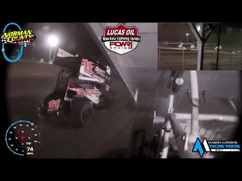 #93 Kelsi Pederson Minn-Kota Lightning Sprint On-Board @ NCR (8/12/21)