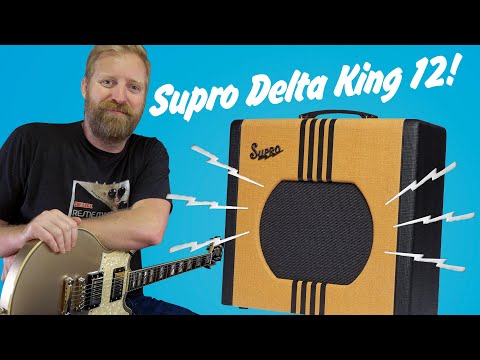 Supro Delta King 12 Limited Edition Tube Combo – Burgundy & Cream image 4