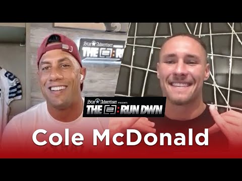 Talking football with football quarterback from Hawaii, Cole McDonald