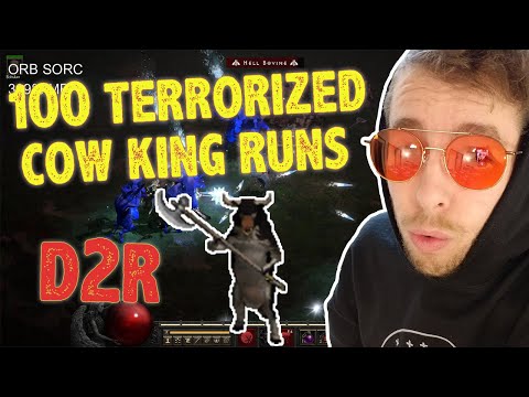 100 Cow King Runs in Terrorized Cows Highlights Diablo 2 Resurrected