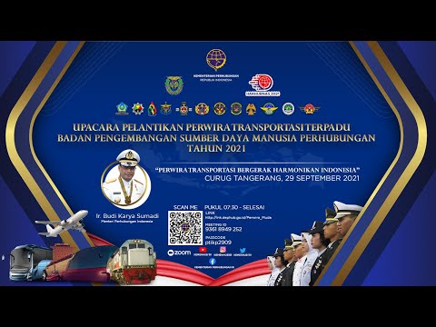 Upacara Pelantikan Perwira Transportasi Terpadu BPSDMP Tahun 2021