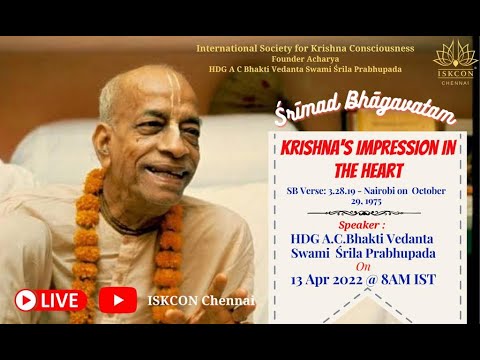 SB_3.28.19 - Krsna's impression in the heart - by HDG Srila Prabhupada !