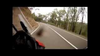 preview picture of video 'Mt Beauty Sullivans lookout Kawasaki Versys 1000 2015'