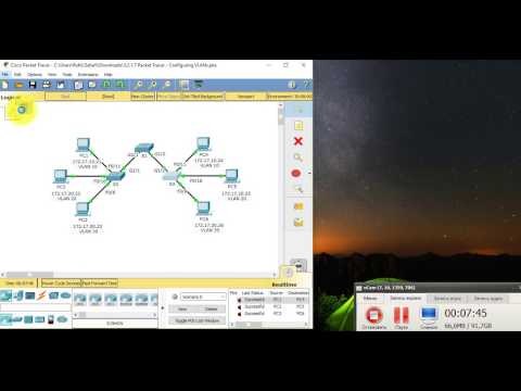 3.2.1.7 Packet Tracer - Configuring VLANs