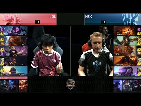 UOL vs H2K Game 5 Highlights - UNICORNS OF LOVE vs H2K EU LCS PLAYOFF 3rd PLACE Summer 2016