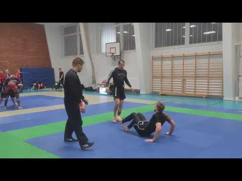 Imatra NoGi Open Cup 2020 Värivyöt Open weight 1 8 Final Vasilenko Mikhail   Oskari Auvinen