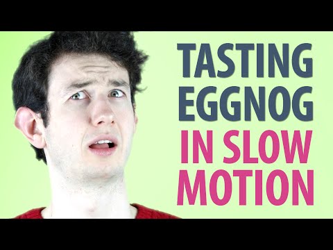 Irish People Taste Test Eggnog (In Slow Motion)
