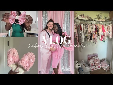 WEEKLY VLOG|| NESTING FOR BABYGIRL + NO BABYSHOWER+ MORNING WITH 2 TODDLERS + SAHM CHRONICLES…