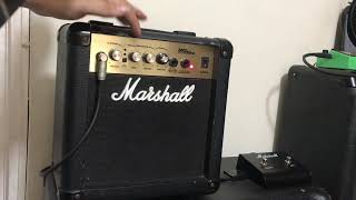 Video thumbnail for Marshall MG10 CD with external cab output by Santiago Moreno