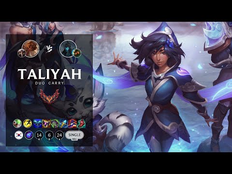 Taliyah Bot vs Kalista - KR Grandmaster Patch 12.9