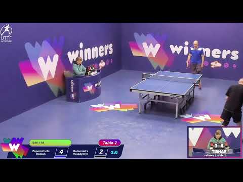 Winners League 18.11.21  Zaporozhets Roman - Kolomiiets Volodymyr 16:00