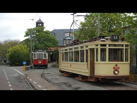 Rit met HTM motorwagen 816 op de Elektrische Museumtramlijn Amsterdam 2 Juli 2023