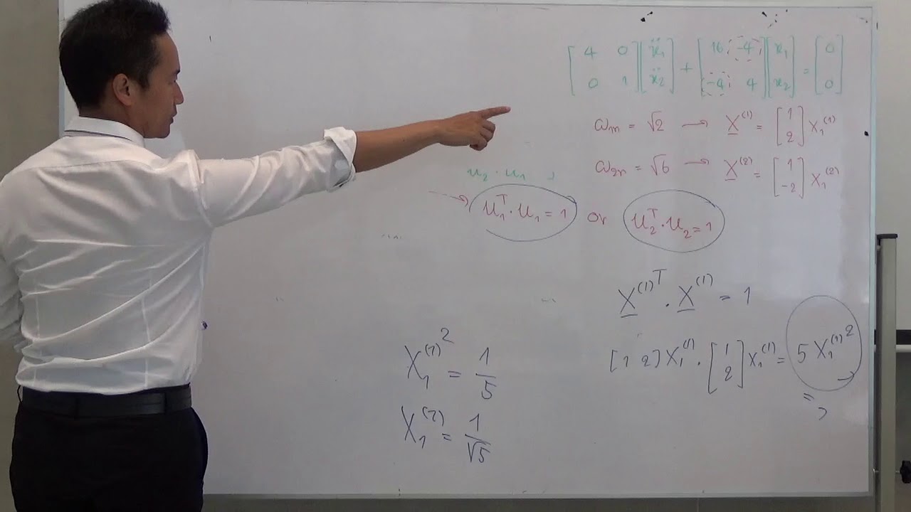 31 MDOF Mass Normalization and Orthonormal Vectors