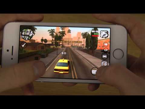 GTA San Andreas iPhone 5S iOS 7.1 Beta 5 HD Gameplay Test