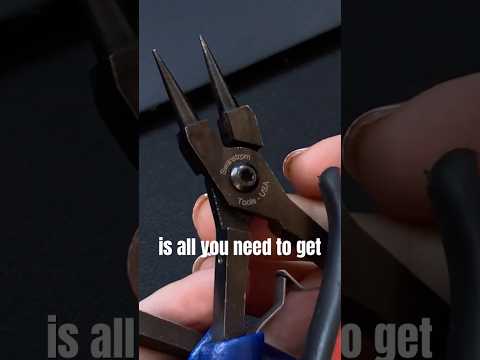 The ONLY tools you need for wire weaving jewelry! #diyjewelry #wireweaving #wirewrapjewelry