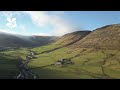 Drone footage of Foel, Cwm Penmachno