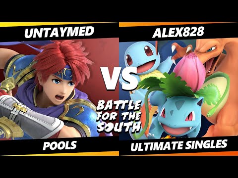 Battle for the South - Untaymed (Roy) Vs Alex828 (Pokemon Trainer, Jigglypuff) Smash Ultimate - SSBU