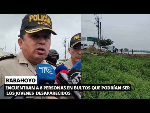 Encuentran a 8 personas en bult0s en la vía Jujan - Babahoyo