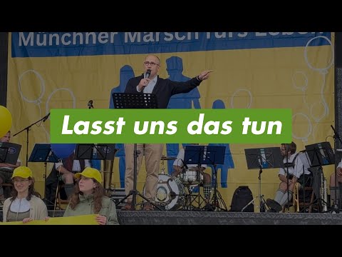 "Lasst uns genau das tun!" | Kristijan Aufiero beim Münchner Marsch fürs Leben 2025