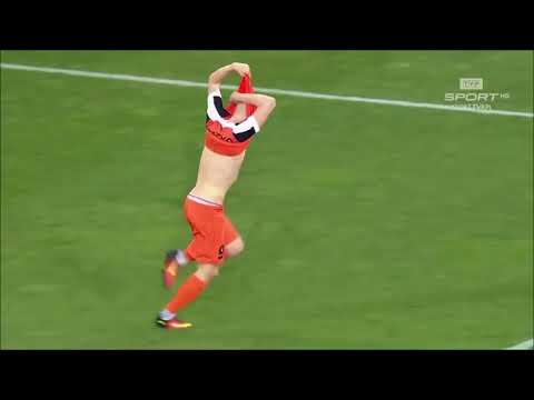 Zagłębie Lubin - Partizan Belgrad k. 4-3 (Titanic music)