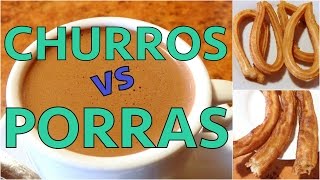 Churros vs Porras: Spanish Doughnut Taste Test in Madrid, Spain
