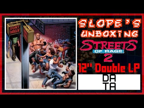 Streets of Rage 2 double 12" record unboxing - SGR