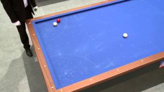 Finale Evian billard artistique H.CUADRADO VS J.REVERCHON ( juste  les points ré
