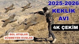 2025-2026 KEKLİK AVI. AYAK BASILMAMIŞ YERLER, SARP ARAZİLER, BOL KEKLİK.