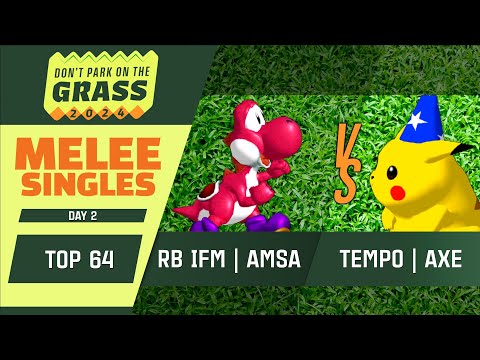 RB IFM | aMSa (Yoshi) vs Tempo | Axe (Pikachu) - DPG 2024 - Melee Singles: Top 64