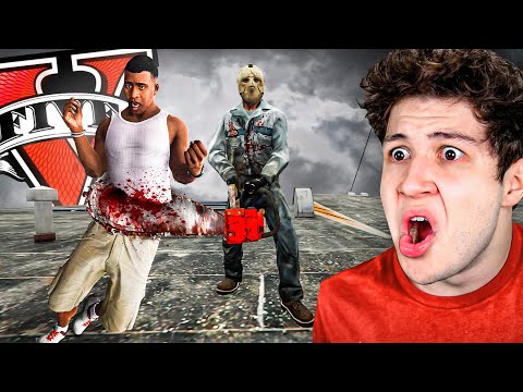 PARTO en DOS a FRANKLIN en GTA 5! 🔪🩸 (Mods)