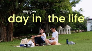 singapore weekend diaries | picnic at fort canning park, taking film photos