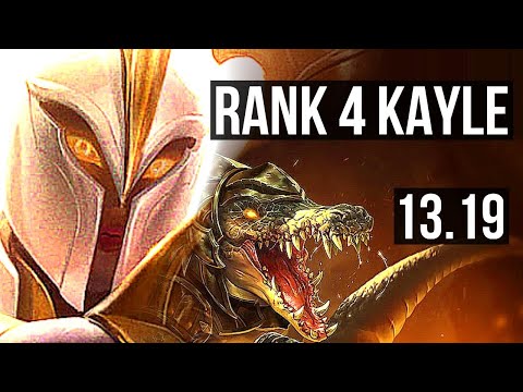 KAYLE vs RENEKTON (TOP) | Rank 4 Kayle | JP Master | 13.19