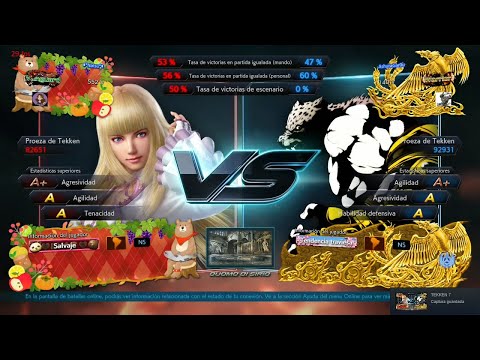241_3 Lili (Natsu) vs (AshuraGar0u) King - Tekken 7 Online sin Grafica