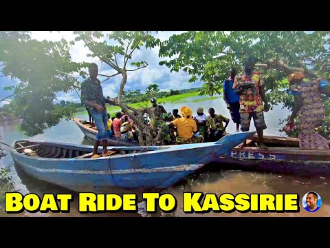 BOAT RIDE TO KASSIRIE - NORTHERN SIERRA LEONE 🇸🇱 Roadtrip 2023 - Explore With Triple-A