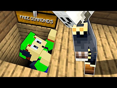 I BUILT A TRAP IN MY FRIENDS NEW HOUSE! - Minecraft Gameplay