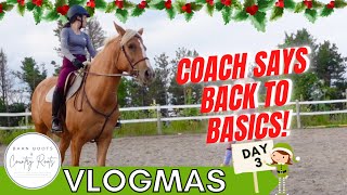 VLOGMAS | THIS RIDING COACH IS TOUGH!