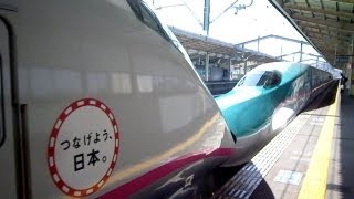 preview picture of video '2013/08/14 東北新幹線 なすの253号 E3系 + E5系 新白河駅 / Tohoku Shinkansen at Shin-Shirakawa'