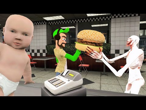 My SCP Restaurant Got Shutdown by a Health Inspector in Garrys Mod?! (Gmod Gameplay Roleplay)