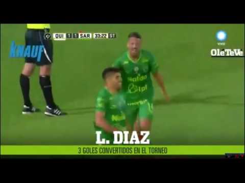 Golos do Quilmes 1 vs Sarmiento de Junín 3 2016/2017