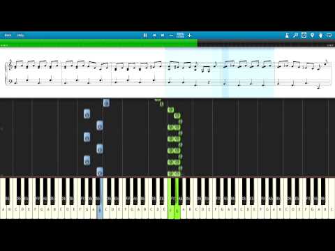 Synthesia with sheet:  Major-General's Song from The Pirates of Penzance. The Elements - Tom Lehrer