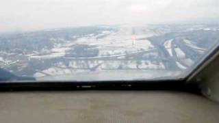 preview picture of video 'Landing in Snowy Birmingham, AL'