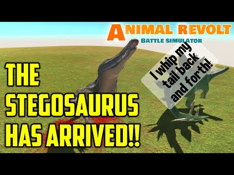 NEW! Stegosaurus vs Every Unit | JUST BATTLE Series | Animal Revolt Battle Simulator