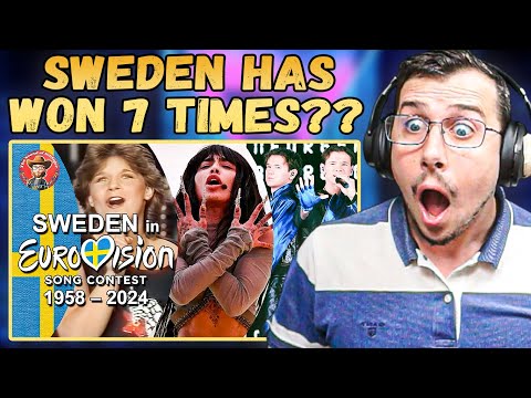 Sweden in Eurovision Song Contest (1958-2024) 🇸🇪 Reaction
